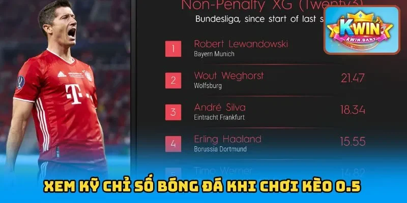 Xem kỹ chỉ số bóng đá khi chơi kèo 0.5